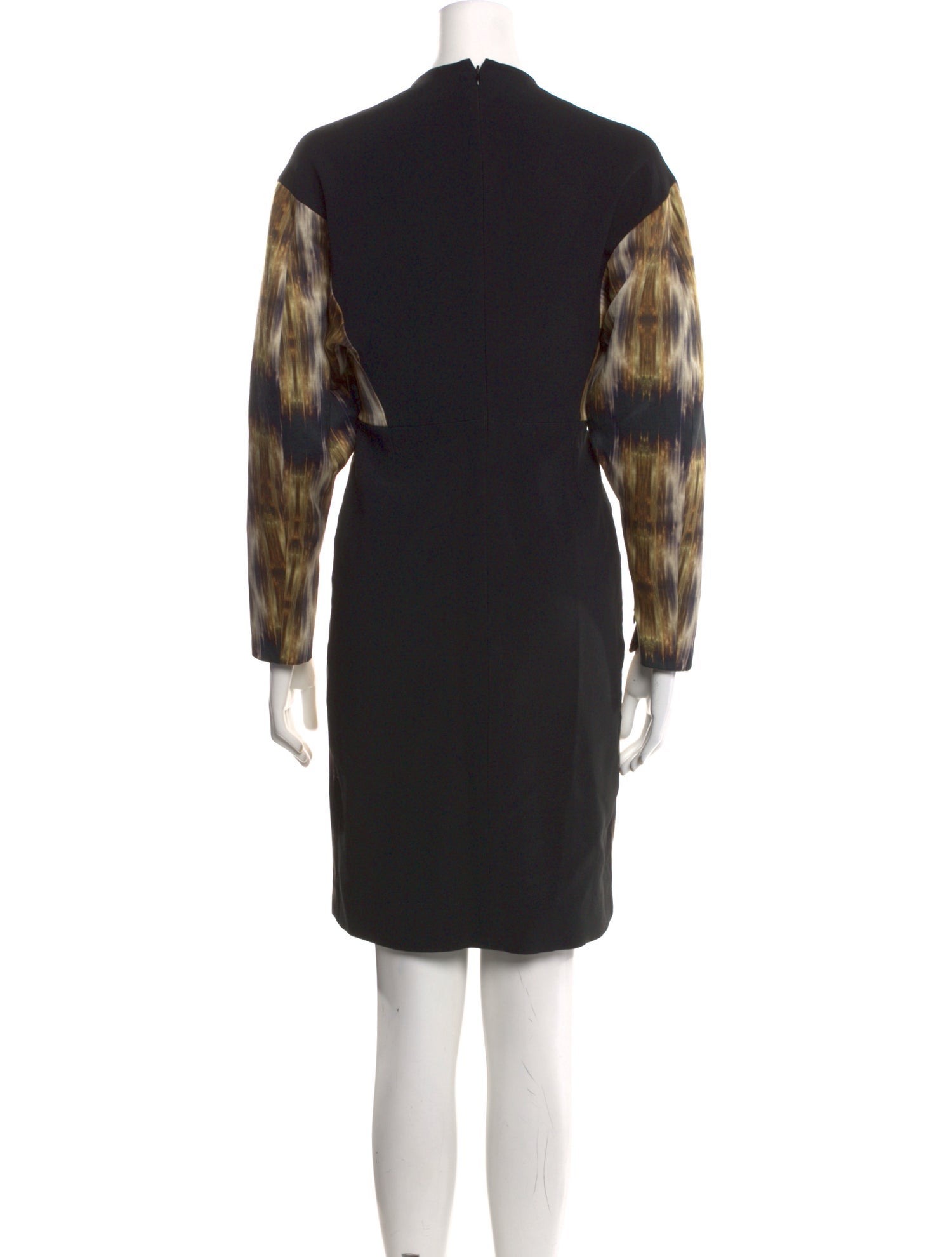 Celine Silk Knee-Length Dress
